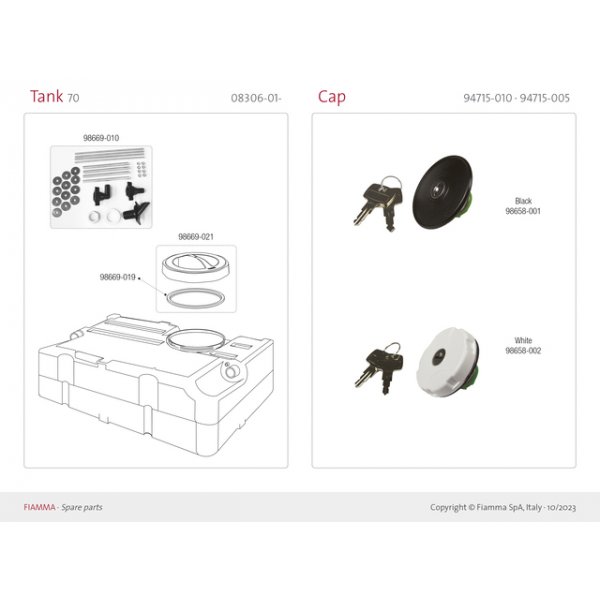 FIAMMA Montagesatz zu Tank 70l _9997424_