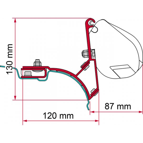 FIAMMA Kit Fiamma VW T5/T6 Multivan Transporter