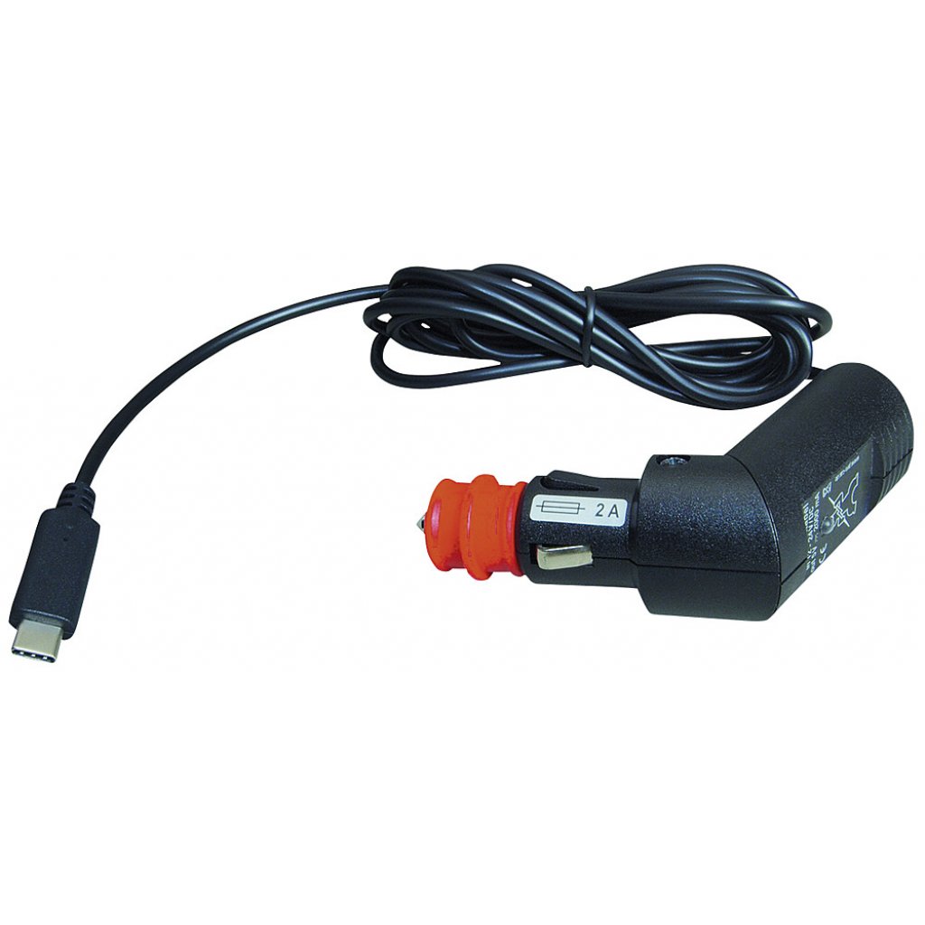 PRO CAR Ladekabel Kfz mit USB - C Stecker 12 - 24 V Kabellänge 1