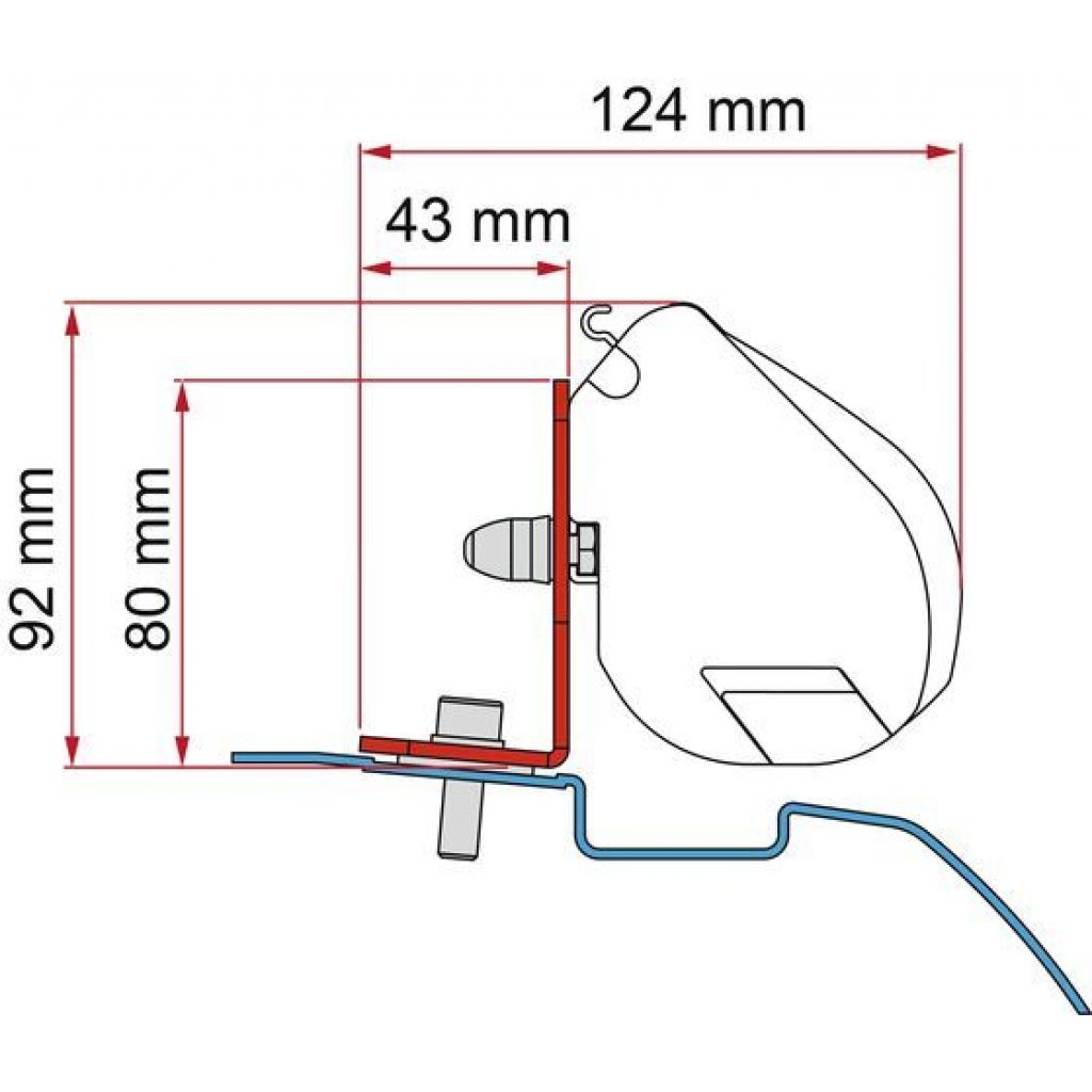 FIAMMA Markisenadapter FIAMMA Kit Nissan NV200