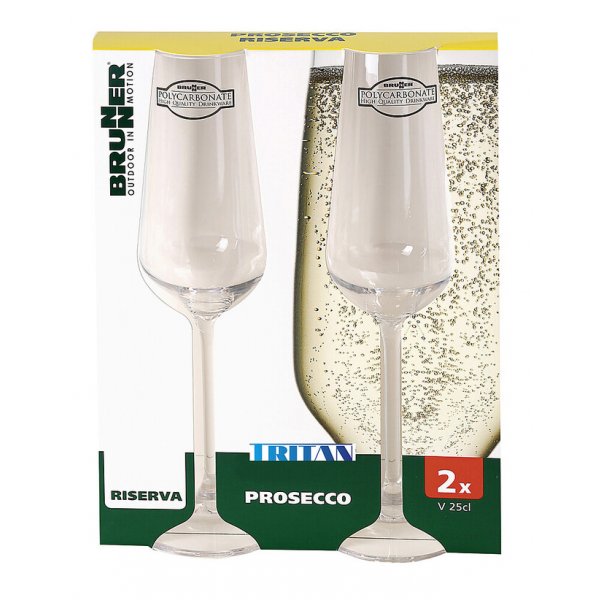 BRUNNER Prosecco Glas BRUNNER Riserva 2er-Set