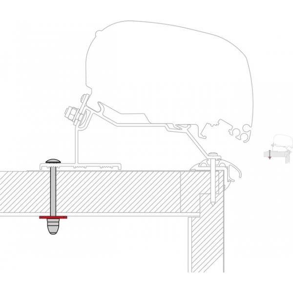 FIAMMA Kit LMC für Adapter Caravan Roof