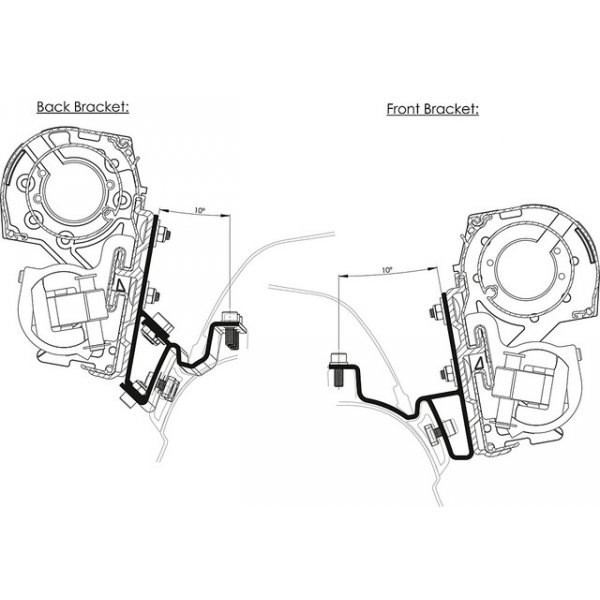 DOMETIC Adapter VW T5 California 3-tlg.