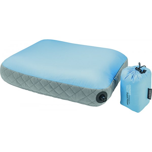 cocoon Kissen Air Core Pillow Ultralight light blue/grey