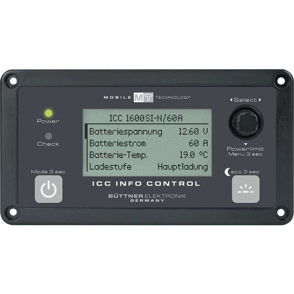 BÜTTNER DOMETIC Fernanzeige BÜTTNER ELEKTRONIK Universal - Remote - Control für ICC 1600/ 3000